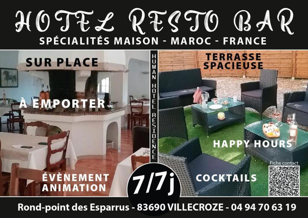 Human Restaurant Park Hotel Villecroze